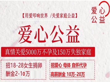 武陵源捐卵助孕生子 爱心志愿者招募
